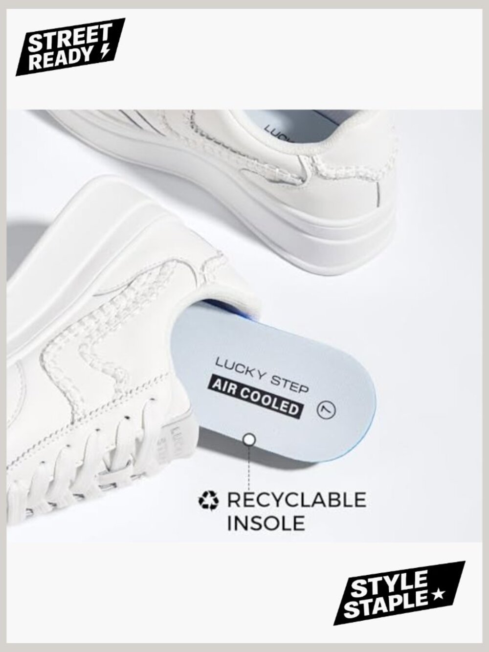 Platform Fashion Sneakers Thick Sole Faux Leather Suede Rubber Gum Sole Low Top - Picture 5 of 7